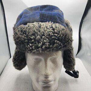 Urban Pipeline Blue Winter Trapper Hat Snow Cold Casual Outdoors